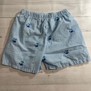 Piping prints Nantucket kids whale‎ shorts 5t